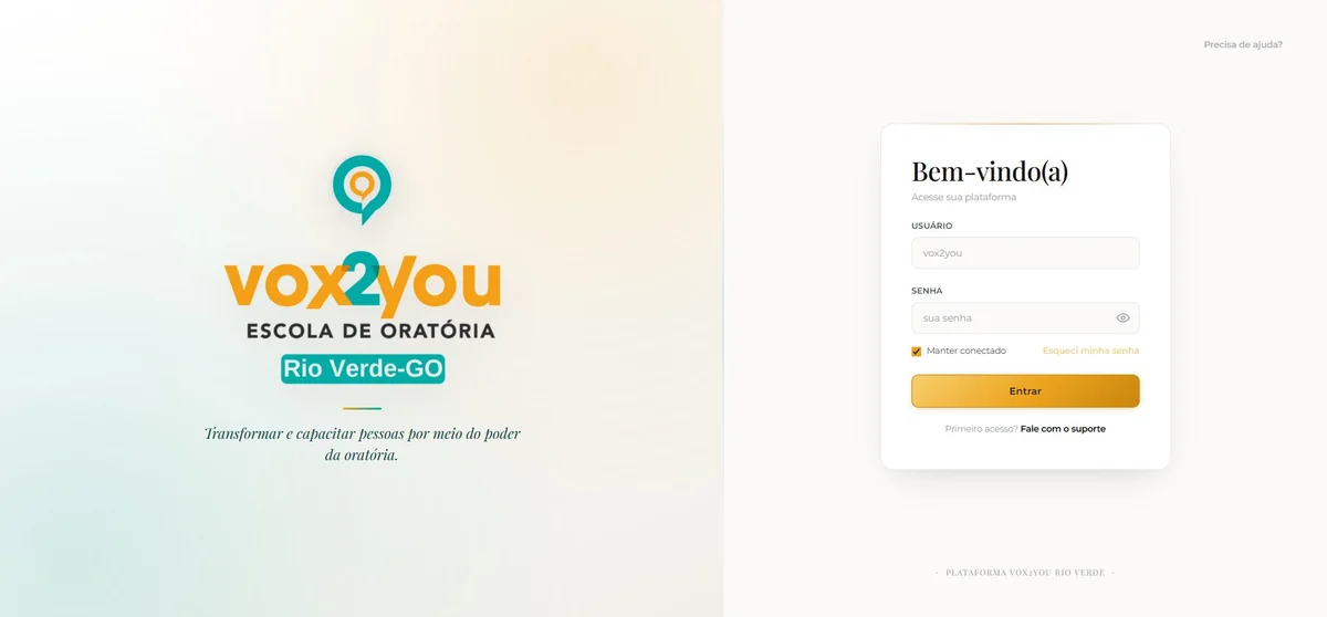 Plataforma cafe.ia da Vox2You Rio Verde